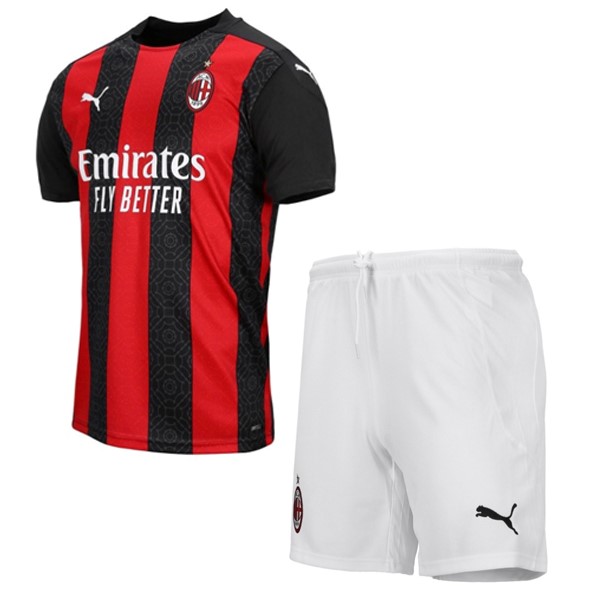 Camiseta AC Milan 1ª Niños 2020-2021 Rojo